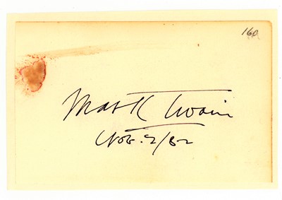 Lot 1584 - Clemens (Samuel L.) [Mark Twain]