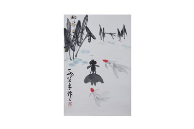 Lot 437 - WU ZUOREN (follower of, 1908 – 1997). Goldfish.