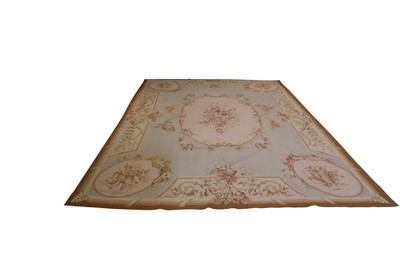 Lot 90 - THE RUG COMPANY, AN AUBUSSON STYLE WOVEN CARPET, LATE 20TH CENTURY