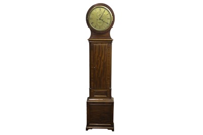 Lot 223 - A LATE 18TH CENTURY SCOTTISH MAHOGANY LONGCASE CLOCK SIGNED 'LIDDALL & SON EDINBURGH'