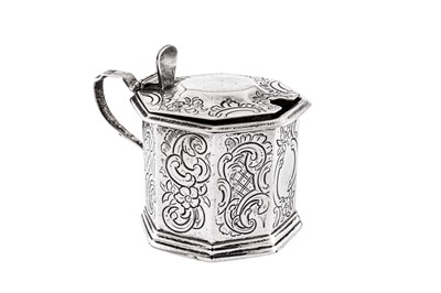 Lot 850 - A VICTORIAN STERLING SILVER MUSTARD POT, LONDON 1849 BY GEORGE JOHN RICHARDS