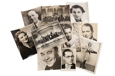 Lot 1454 - Photograph Collection.- Jazz Singers & Music Hall Stars