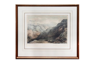 Lot 1153 - PEACOCKE (STEPHEN PONSONBY) VIEW AMONGST THE HILL, NEAR HULLIKULL, WITH PART OF THE CONOOR STATION  [1847]