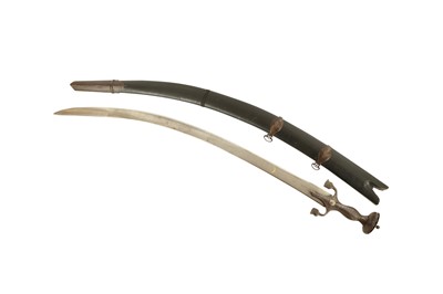 Lot 129 - AN AFGHAN PULWAR SWORD