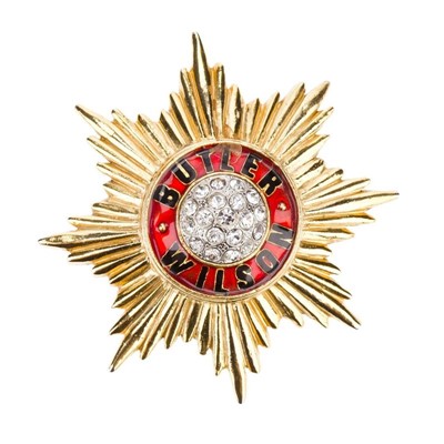 Lot 77 - Vintage Butler and Wilson Starburst Crystal Brooch