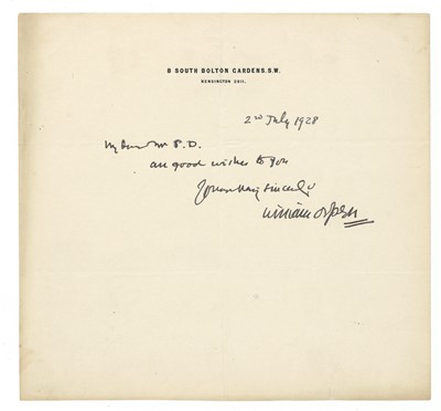 Lot 1010 - Orpen (William)