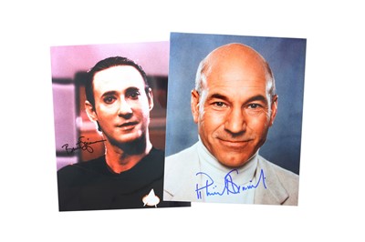 Lot 1561 - Star Trek Interest.- Patrick Stewart & Brent Spiner