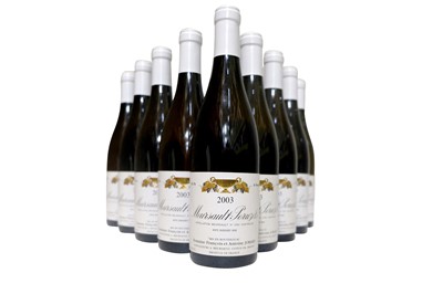 Lot 137 - Francois et Antoine Jobard Meursault-Poruzots, Meursault Premier Cru 2003