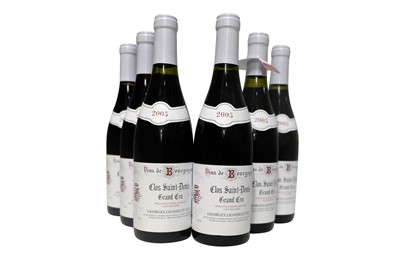 Lot 133 - Georges Lignier et Fils Clos Saint Denis Grand Cru (rouge) 2005