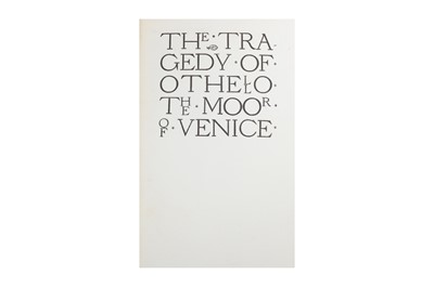 Lot 1059 - Shakespeare: Works. Vale Press