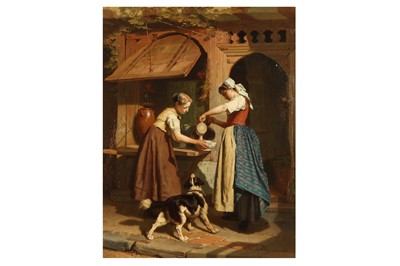 Lot 374 - THEODORE GERARD (BELGIAN 1829-1895)