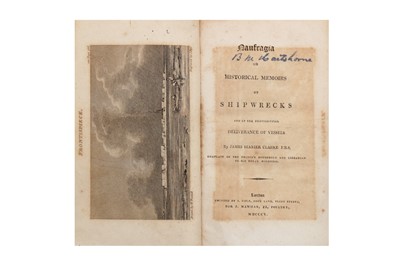 Lot 1131 - Clarke. Naufragia. 1805-06