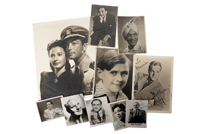 Lot 1448 - Photograph Collection.- Actors & Entertainers