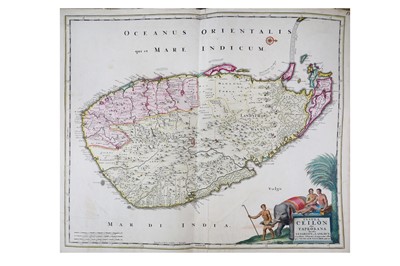 Lot 1175 - Sri Lanka.- A collection of nine maps