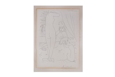 Lot 1707 - Picasso (Pablo) Le Repos du Sculpteur et le Modèle au Masque, from La Suite Vollard