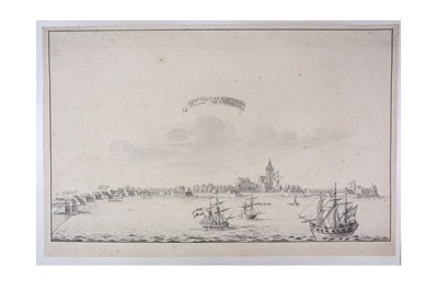 Lot 1177 - Studio of Rach (Johannes) De Stadt en Kastel Van Colombo Op Ceylon