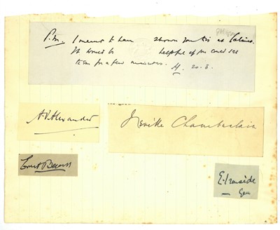 Lot 1441 - British Politicians