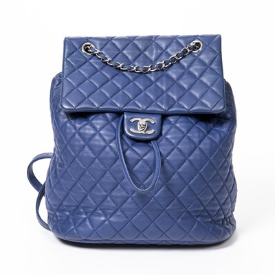 Lot 75 - Chanel Blue Large Urban Spirit Backpack