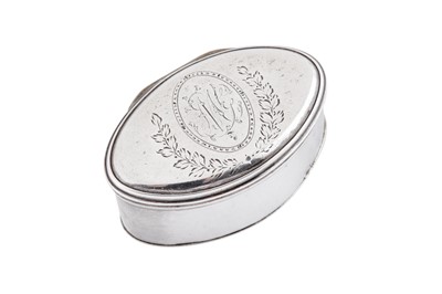 Lot 15 - A George III sterling silver nutmeg grater, London 1786 by Thomas Phipps and Edward Robinson