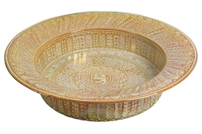 Lot 73 - A LATE 19TH CENTURY CANTAGALLI HISPANO MORESQUE LUSTRE CHARGER