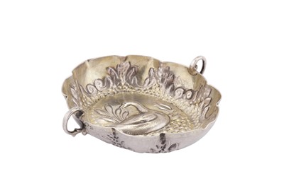 Lot 111 - A late 17th century German silver brandy bowl, Augsburg circa 1680 by Balthasar Haydt (1645-1680)
