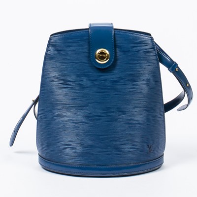 Lot 79 - Louis Vuitton Blue Epi Cluny Shoulder Bag
