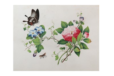 Lot 1074 - Chinese Paintings on pith paper
