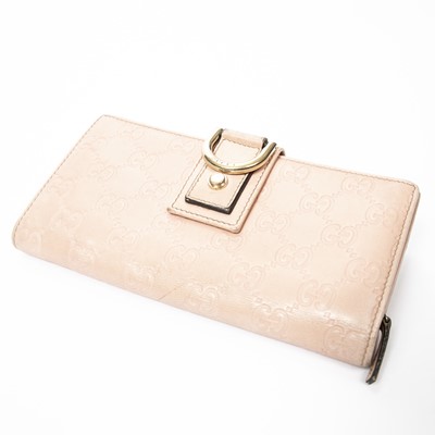 Lot 43 - Gucci Pink Guccissima Long Wallet