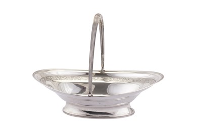 Lot 390 - A George III sterling silver bread basket, London 1795 by Henry Chawner (reg. 11th Nov 1786)