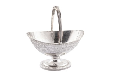Lot 326 - A Victorian sterling silver cream pail / basket, London 1886 by Charles Stuart Harris