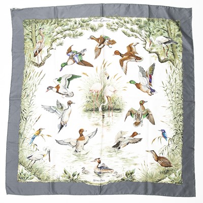 Lot 63 - Hermes 'Halte en Camargue' Silk Scarf