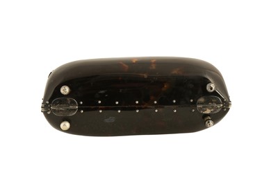 Lot 163 - λ A RARE AND UNUSUAL TORTOISESHELL HANDBAG