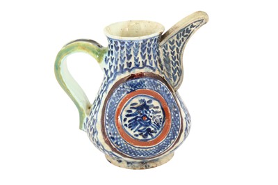 Lot 93 - A KUTAHYA POTTERY COFFEE POT