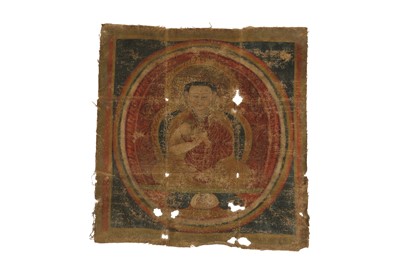 Lot 505 - A TIBETAN THANGKA OF DĪPANKARA BUDDHA.