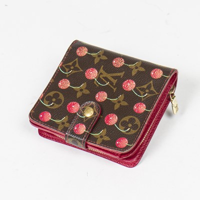 Lot 19 - Louis Vuitton Monogram Cerises Compact Zip Wallet