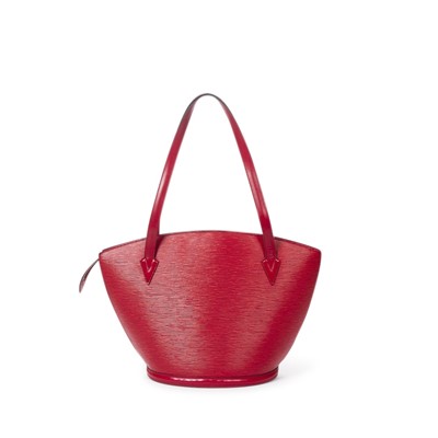 Lot 8 - Louis Vuitton Red Epi St Jacques GM