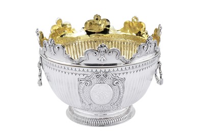 Lot 452 - A William III Britannia standard silver monteith, London 1701 by Thomas Parr I