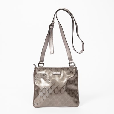 Lot 55 - Gucci Metallic Lilac Guccissima Small Messenger