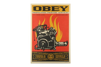 Lot 491 - SHEPARD FAIREY (AMERICAN B. 1970) Print and...