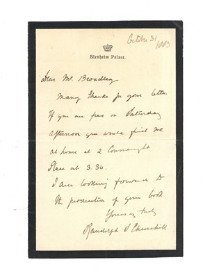 Lot 1224 - Churchill (Randolph S.)