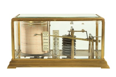 Lot 213 - A FINE LATE 19TH CENTURY FRENCH GILT BRONZE BAROGRAPH