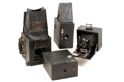 Lot 155 - Folmer & Schwing Focal Plane Auto Graflex Body & Other Cameras.