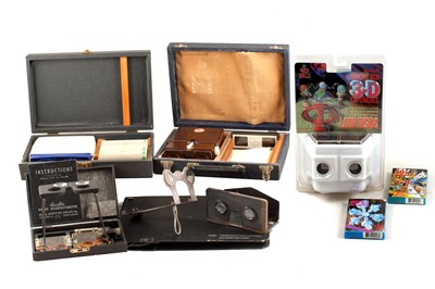 Lot 407 - An Interesting Group of Stereo Viewers & Images.