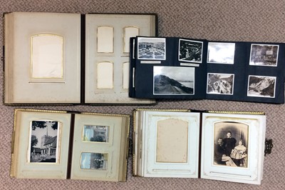Lot 329 - Cartes de Visites, Postcards and Photographs album, c.1860-1900