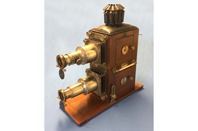 Lot 51 - A Large, Bi-Unial Magic Lantern Projector by D Noakes & Son, London.