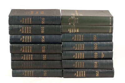 Lot 210 - British Journal Photographic Almanacs, 1950-1963