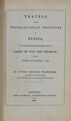 Lot 1169 - Russia.- Wilbraham (Capt. Richard)
