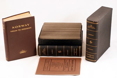 Lot 405 - Rare Boxed Set of Underwood & Underwood Stereo Views of Norway.