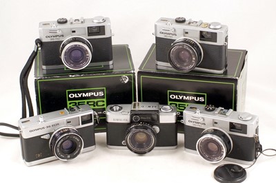 Lot 113 - Olympus 35RC & Other Rangefinder Compact Cameras.