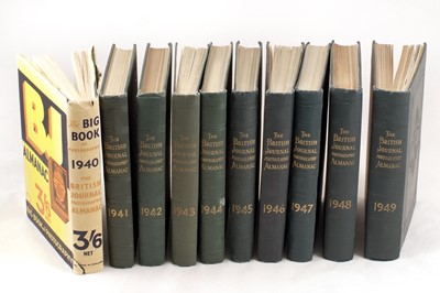 Lot 212 - British Journal Photographic Almanacs, 1940-1949